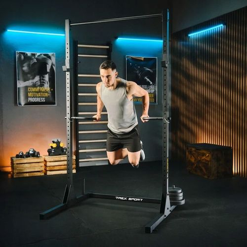 Drążek stacjonarny do podciągania poręcze do ćwiczeń dipów 300kg Trex na Arena.pl