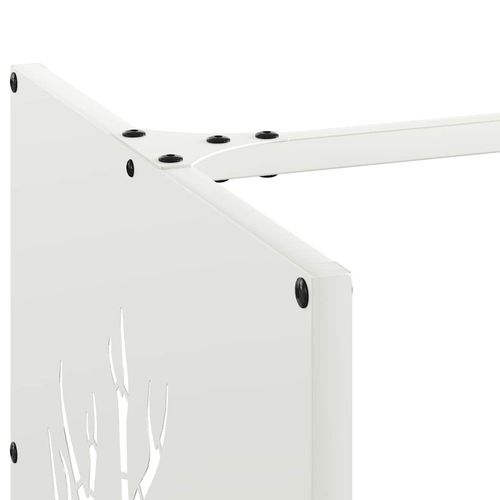 Stojak na drewno opałowe biały Stal walcowana na zimno na Arena.pl