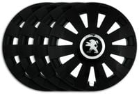 KOŁPAKI 14'' PEUGEOT 107 206 306 405 - CZARNE BTC
