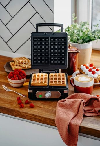 GOFROWNICA 2000W XXL 2 CHRUPIĄCE PUSZYSTE GOFRY XXL DUŻA SOLIDNIE WYKONANA na Arena.pl