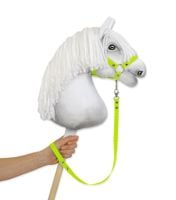 uwiąz dla hobby horse z taśmy - neon green