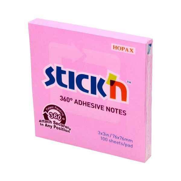 NOTES SAMOPRZYLEPNY 76/76 360ST STICK'N RÓŻOWY zdjęcie 1