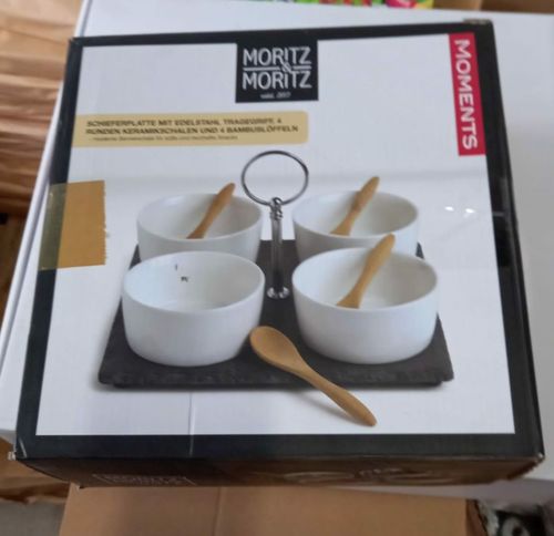 Półmisek do serwowania z miseczkami do dipów 20 x na Arena.pl