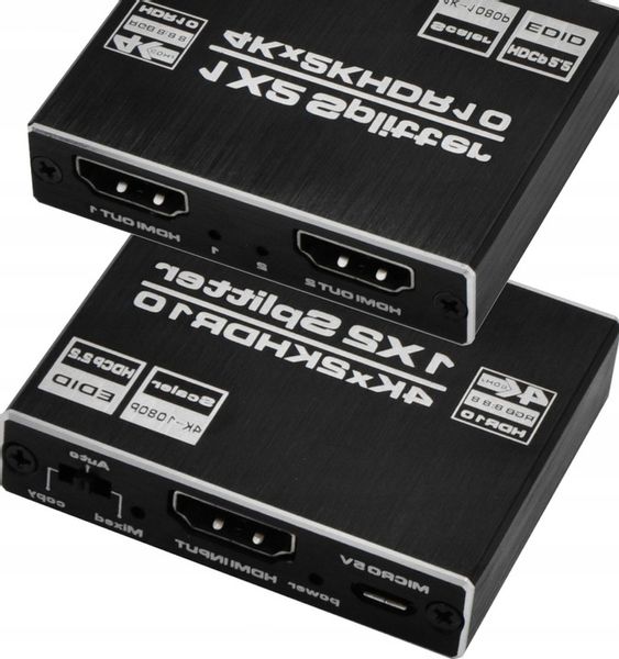 SPLITTER HDMI 2.0 ROZDZIELACZ 1x2 ULTRAHD HDCP 2.2 4K 60Hz - 2 telewizory zdjęcie 13