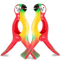 klamra do trzymania ręczników spinka 13 cm na plaże papuga klp01 2 szt