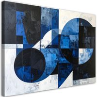 Obraz do salonu jadalni biura, Abstrakcja tekstura koła 45x30