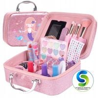 KUFEREK KOSMETYKÓW MAKEUP ZESTAW DO MALOWANIA makijażu paznokci + PREZENT