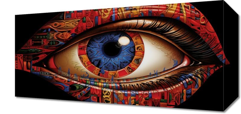 Obraz 40x20cm W Oku Obserwatora zdjęcie 1