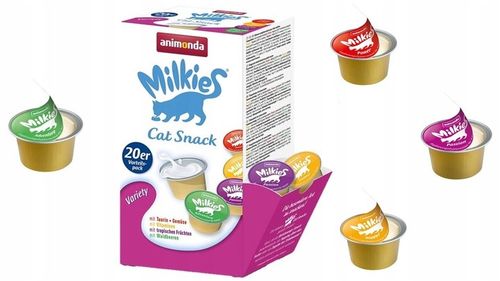 Animonda Milkies Selection 20x15g + Variety 20x15g Mleczny Przysmak dla kot na Arena.pl