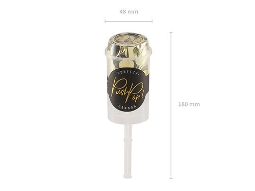 "Push pop konfetti, złoty"_PDE na Arena.pl