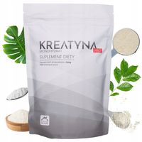 Kreatyna Pro Monohydrat 500G - Czysta Bez Dodatków 200 Mesh 100 Porcji