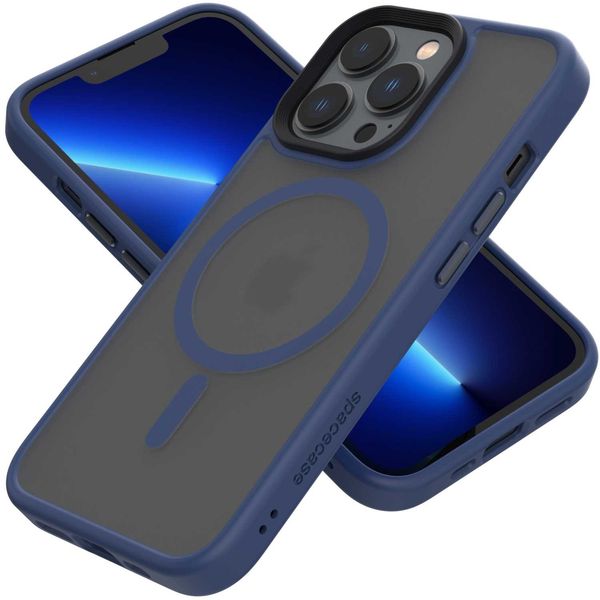 Spacecase Hybrid Mag Iphone 13 Pro Dark Blue zdjęcie 3