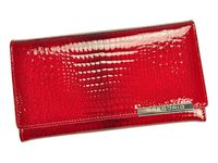 Elegancki duży Skórzany damski portfel Gregorio