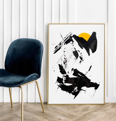 Plakat czarna abstrakcja 30x40 cm na Arena.pl