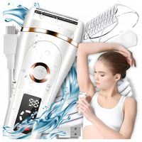 GOLARKA DAMSKA do nóg ciała bikini pach maszynka trymer delikatna 3w1 USB