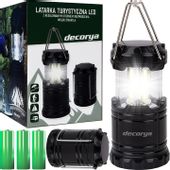 LAMPKA LED TURYSTYCZNA BIWAKOWA SKŁADANA BEZPRZEWODOWA UCHWYT NA BATERIE