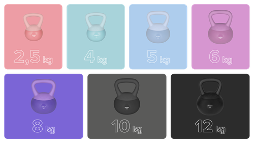 Soft Kettlebell 12kg  REBEL ACTIVE na Arena.pl