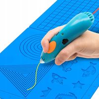 MATA SILIKONOWA SZABLON FORMA WZORY DŁUGOPIS 3D XXL 41 x 20,3 cm