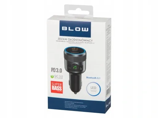 TRANSMITER FM BLUETOOTH USB TYP C QC 3.0 + PD BASS zdjęcie 5