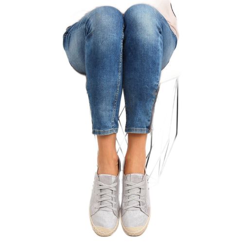 Trampki espadryle szare BB02P Grey r.38 na Arena.pl
