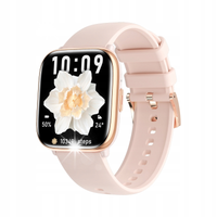 SMARTWATCH DAMSKI ZEGAREK FUNKCJA ROZMOWY AMOLED POLSKIE MENU PROSTOKĄTNY