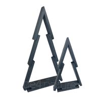 be4nature Choinka sosnowa ozdoba świąteczna Antracyt Zestaw 2 szt. (ELFO)