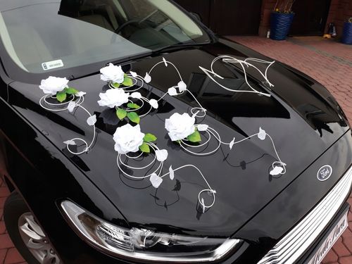 Dekoracja samochodu ozdoby na auto do ślubu płatki na Arena.pl