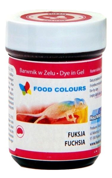 BARWNIK SPOŻYWCZY W ŻELU - 35g - FUKSJA zdjęcie 1