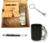Zestaw dla Majsterkowicza - Kubek Mechanika + Długopis 6w1 + Brelok