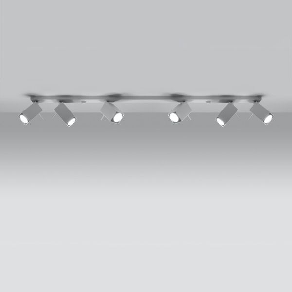 Plafon MERIDA 6L biały zdjęcie 3