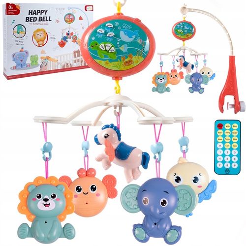 KARUZELA KARUZELKA DO ŁÓŻECZKA PROJEKTOR PILOT GRZECHOTKI 100 MELODII TIMER na Arena.pl