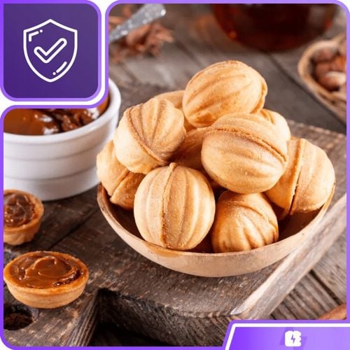 OPIEKACZ DO ORZESZKÓW CIASTEK NA ŚWIĘTA FORMA 16SZT PATELNIA na Arena.pl