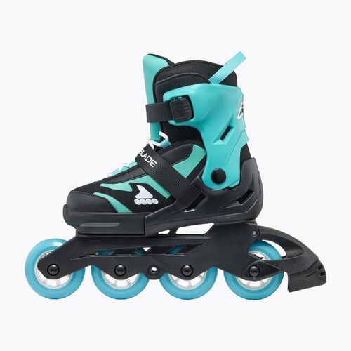 Rolki dziecięce Rollerblade Microblade Jr black/light blue 36.5-40.5 EU na Arena.pl