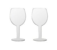 Srebrne Kolczyki Celebrytki Kieliszki Srebro 925