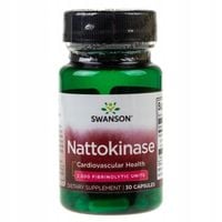 Nattokinaza 100 mg Swanson Nattokinase 2000 FU Wspiera Krążenie Serce 30k