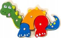 puzzle drewniane dinozaury 5 el.