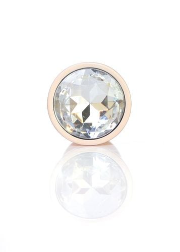plug jewellery pearl gold plug  clear s na Arena.pl
