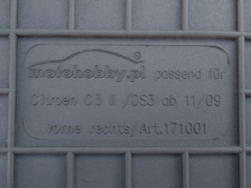 Citroen C3 II (09-16) DYWANIKI GUMOWE DEDYKOWANE na Arena.pl