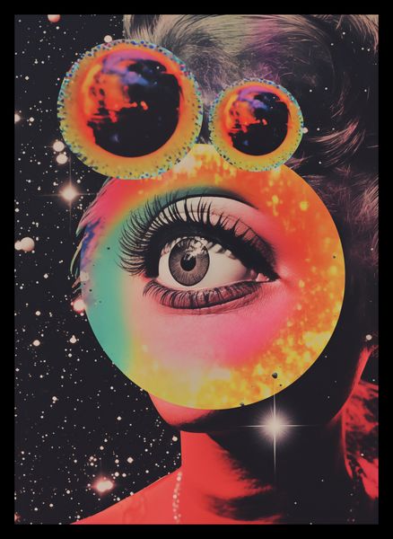 Plakat 25x35cm Oko w Kosmosie zdjęcie 2