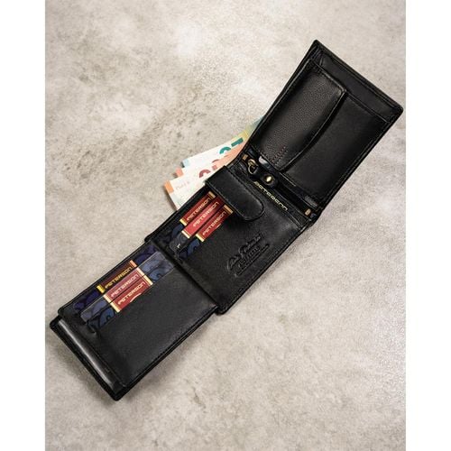 zestaw prezentowy: portfel męski ze skóry naturalnej i brelok - peterson na Arena.pl