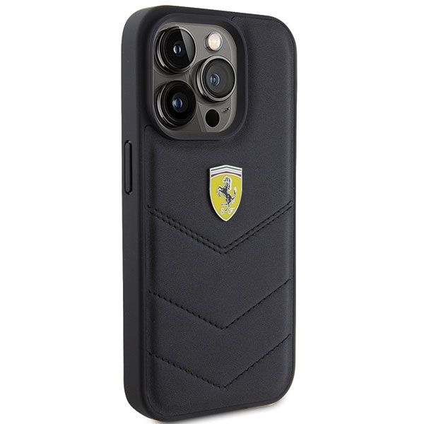 Etui Ferrari do iPhone 15 Pro, Czarny zdjęcie 4
