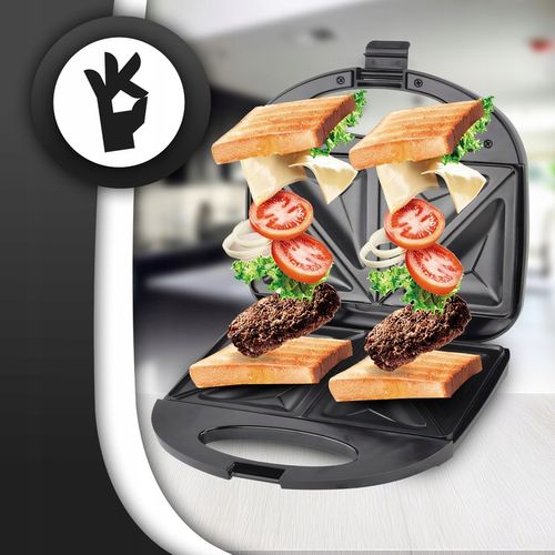 OPIEKACZ TOSTER DO KANAPEK CERAMICZNY DO CHRUPIĄCYCH TOSTÓW SANDWICH na Arena.pl