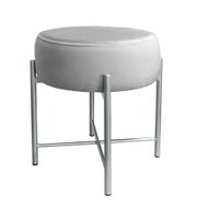 Taboret Pola noga metalowa szara MG39