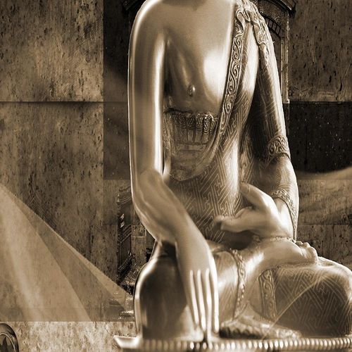 Deco Panel, Budda na geometrycznym tle 4 120x80 na Arena.pl