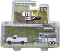 GREENLIGHT 1987 CHEVROLET C20 LAPD Search & Rescue with Horse Trailer 1:64