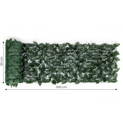 SZTUCZNY ŻYWOPŁOT MULTIGARDEN MODUŁOWY 50X300 CM CIEMNOZIELONY na Arena.pl