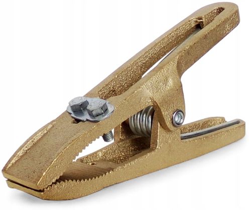 Zacisk masowy spawalniczy do masy 400 mosiądz GC20 na Arena.pl