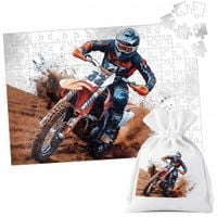 PUZZLE TRADYCYJNE - MOTOR MOTOCYKL MOTOCROSS - 70 el