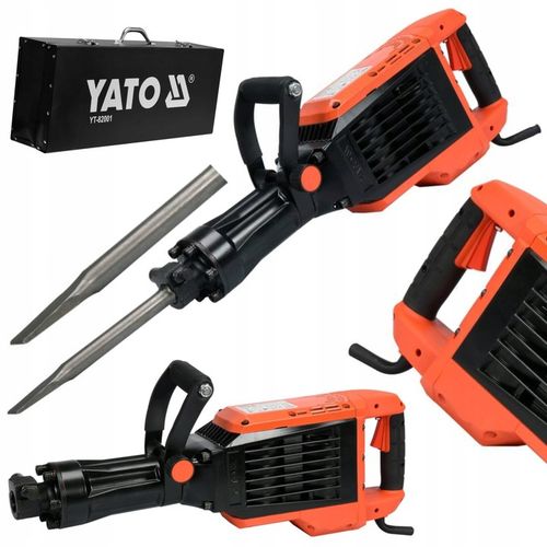 YATO MŁOT WYBURZENIOWY 65J CHŁODZONY OLEJEM YT-82001 HEX 1600W CEGŁA na Arena.pl