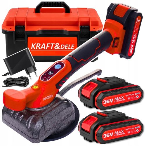 PRZYSSAWKA WIBRUJĄCA DO PŁYTEK WIBRATOR DO POZIOMOWANIA 2xAKU MOCNA na Arena.pl